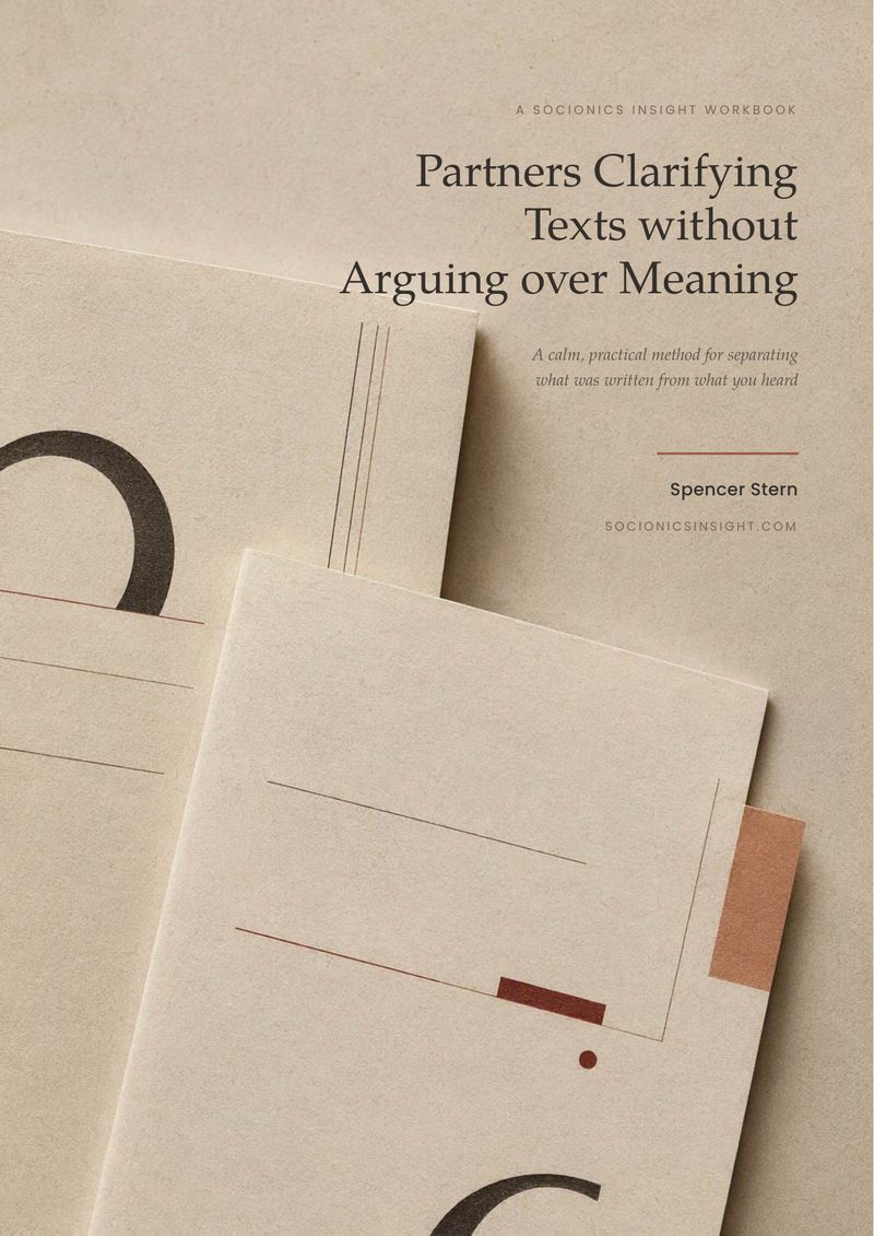 Cover of Partners Clarifying Texts without Arguing over Meaning